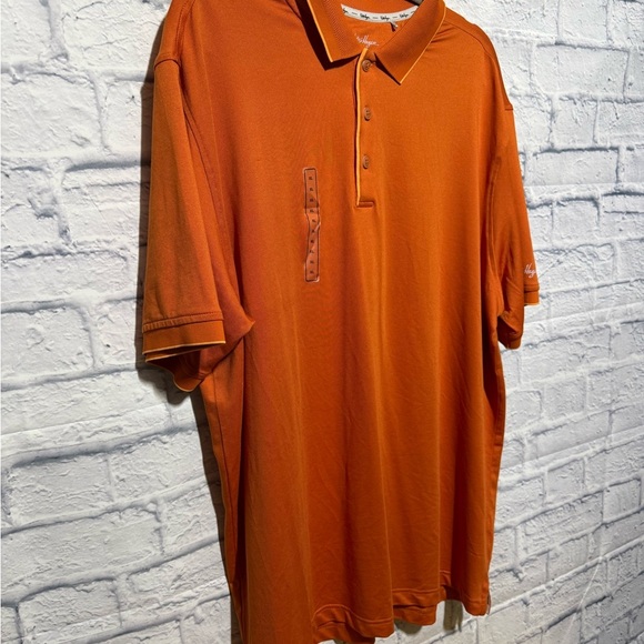Walter Hagen Men's Vibrant Orange Polo, Size XL - Picture 3 of 10